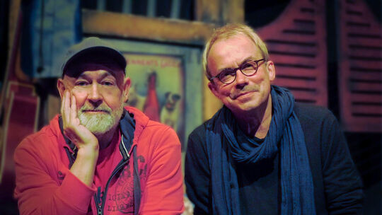 Henni Nachtsheim (rechts) und Gerd Knebel bildeten zusammen das Comedy-Duo Badesalz. Knebel verstarb im Januar dieses Jahres.