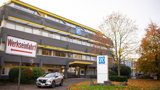 Die Koblenzer ZF-Niederlassung in Kesselheim.