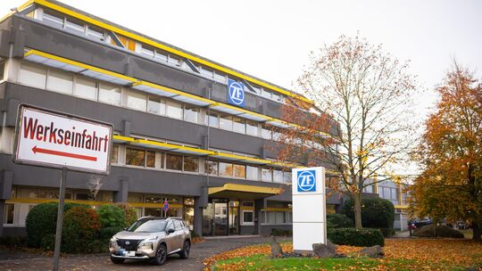 Die Koblenzer ZF-Niederlassung in Kesselheim.