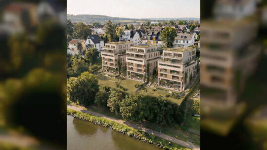 Am Koblenzer Moselufer in Metternich ist das Luxusbauprojekt Waterfront geplant.
