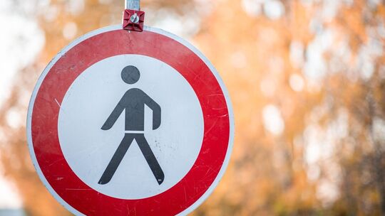 Durchgang verboten Durchgang verboten