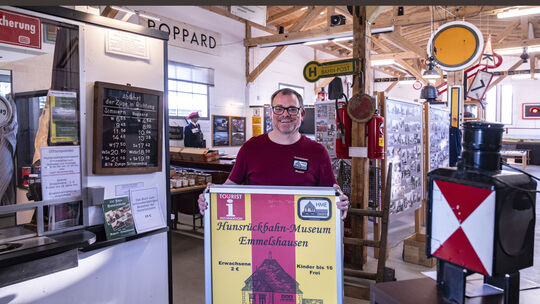 Jürgen Quary und seine Freunde vom Hunsrückbahn-Museum freuen sich auf ein langes Jubiläumswochenende. Im ehemaligen Güterabfert