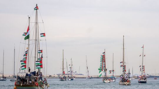 Nahostkonflikt - Gaza-Flotte in Barcelona