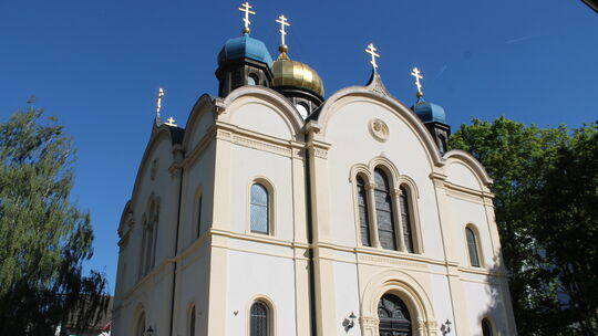 Die Russische Kirche ist Mitte Mai vor 150 Jahren eröffnet worden. Sie gehört seither zum Bad Emser Stadtbild und stellt als Sak