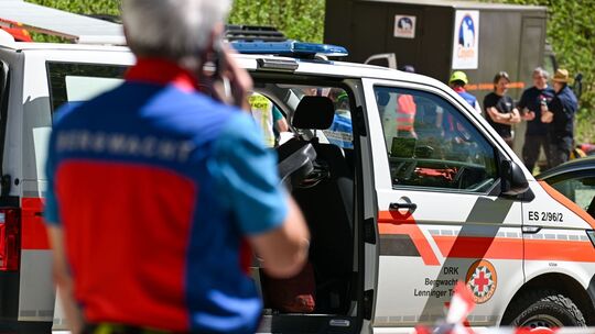 Rettungseinsatz in Falkensteiner Höhle