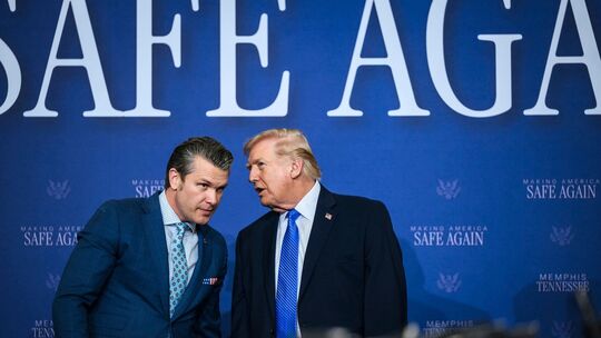 US-Präsident Trump bei der Memphis Safe Task Force