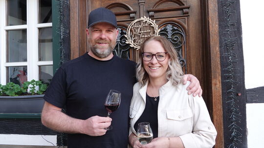 Christian und Janina Althammer sehen im Weinbau ihre Zukunft.