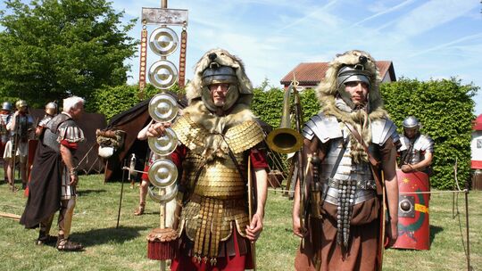 Die gallorömische Tempelanlage auf dem Pommerner Martberg war Anfang Mai erneut Austragungsort eines sehenswerten "Spectaculum R