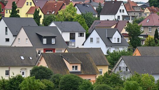Siedlung mit Einfamilienhäusern