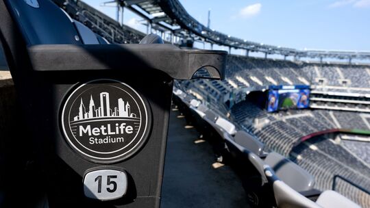 Blick in das MetLife Stadium in East Rutherford/New Jersey