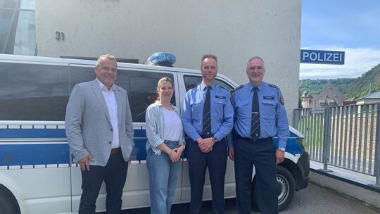 v.l.n.r. Ralf Durben, Tina Saxler-Ixfeld, Mario Brixius, Heiko Schmitz
