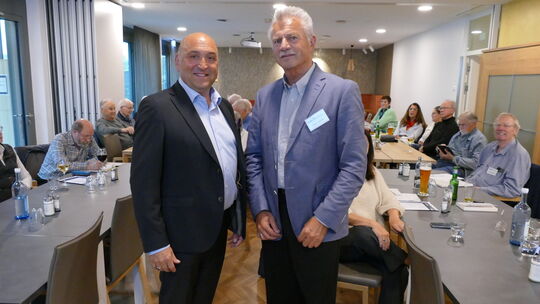 Detlef W. Karioth (links) war viele Jahre Leitender Polizeiberater Deutschlands bei den Vereinten Nationen in New York. Beim The