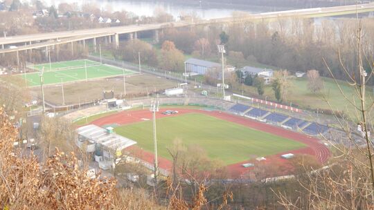 Das Stadion Oberwerth ist in die Jahre gekommen. Die Stadt plant die Modernisierung.