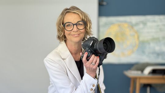 Doris Schnorbach sagt: "Ich will die Geschichte eines Gesichtes erzählen."