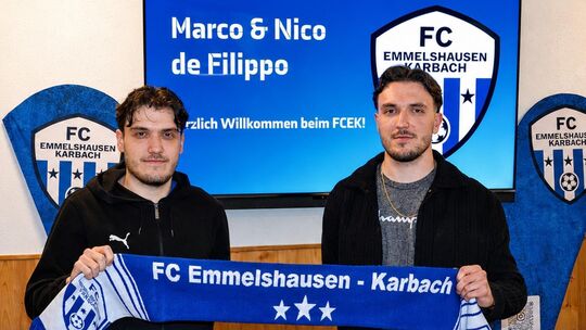 Die Brüder Marco (links) und Nico de Filippo wechseln im Sommer von A-Klasse-Absteiger SG Spay/Rhens zum Bezirksligisten FC Emme