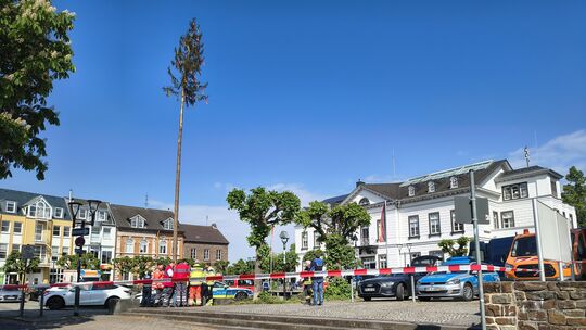 In Sinzig läuft ein Polizeieinsatz.