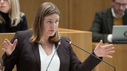 Integrationsministerin Katharina Binz. Integrationsministerin Katharina Binz.