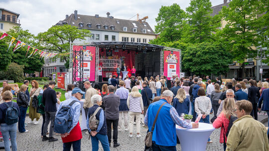 An diesem Wochenende wird das Koblenzer Weinfestival auf dem Görresplatz eröffnet. Eine ganze Reihe von Veranstaltungen gibt es