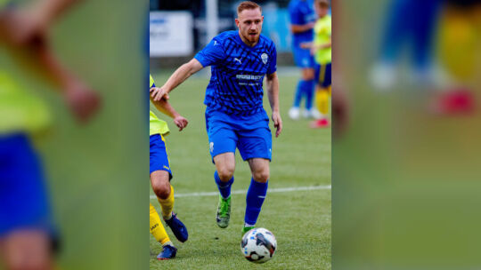 Julian Gasper war ein Aktivposten beim 6:1-Heimsieg gegen den FC Urbar: Der Flügelspieler markierte zwei Tore für den FC Emmelsh