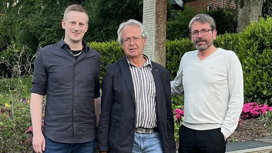 Der Bopparder Jürgen Johann (Mitte) wurde nach 21 Jahren als Kreischef beim Kreistag in Leideneck verabschiedet, sein Nachfolger