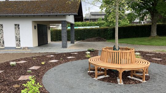 Die neue Anlage befindet sich direkt neben der Leichenhalle auf dem Kirchhof.