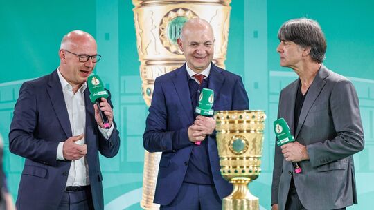DFB-Pokal Handover-Zeremonie vor dem Finale DFB-Pokal Handover-Zeremonie vor dem Finale