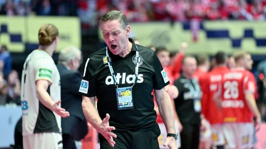 Handball-Bundestrainer Alfred Gislason Handball-Bundestrainer Alfred Gislason