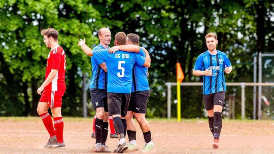 Die SG Niederburg/Biebernheim/Damscheid jubelte gegen die SG Mörschbach II zweimal, aber das reichte beim 2:2 nicht zum Sieg. Be