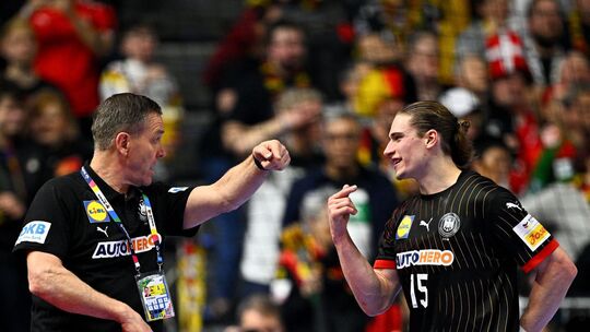 Alfred Gislason (l) und Juri Knorr Alfred Gislason (l) und Juri Knorr