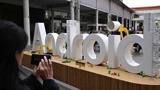 Android-Messestand auf dem MWC