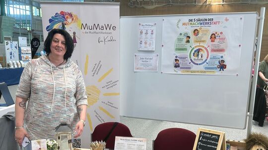 Simone Winkler stellte ihr Angebot jüngst bei der Gesundheistmesse in Niederwörresbach vor.