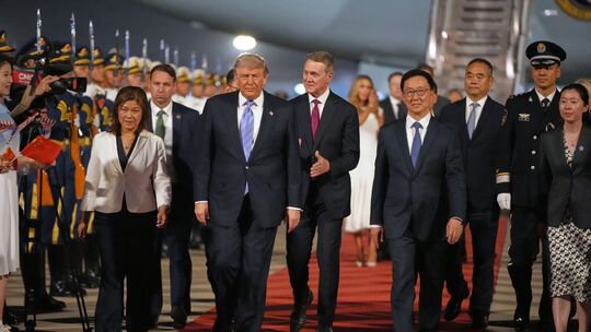 US-Präsident Trump in China US-Präsident Trump in China