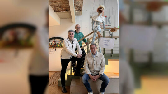Museumsleiter Markus Dorner (von links), Arno Lergenmüller und der neue Kulturdezernent Mirko Kohl freuen sich auf viele Besuche