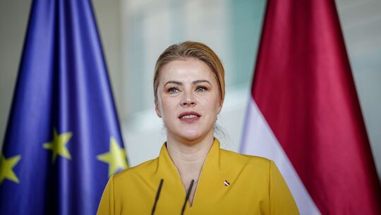 Lettlands Ministerpräsidentin Evika Silina
