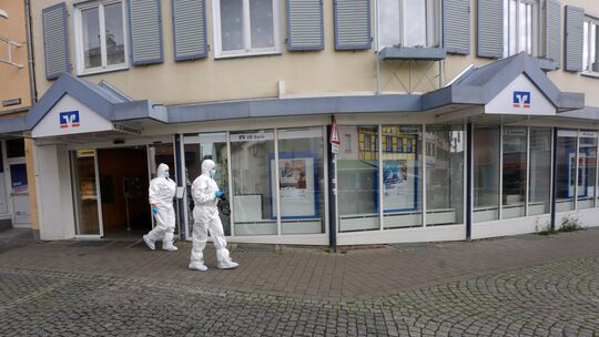 Geiselnahme in einer Bank im rheinland-pfälzischen Sinzig