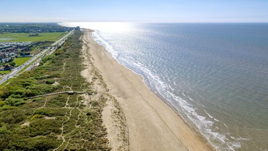 Küste von Blankenberge in Belgien