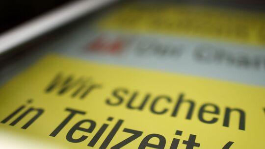 Annonce für Teilzeit
