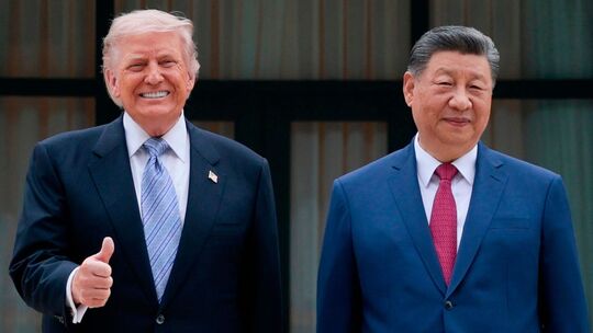US-Präsident Trump in China US-Präsident Trump in China