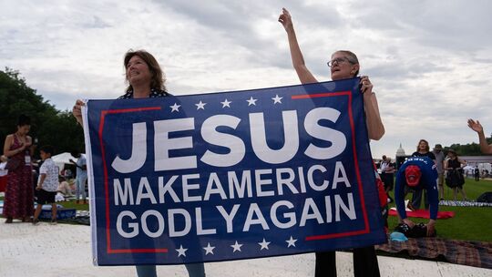 Gebetsveranstaltung konservativer Christen zu 250 Jahre USA