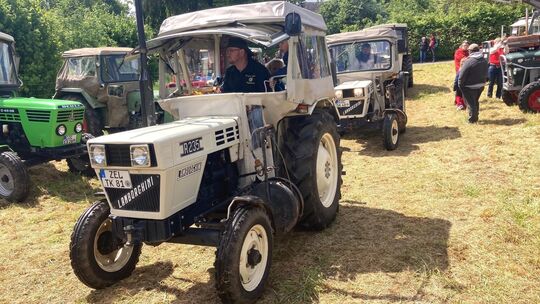 Wer an einen Lamborghini denkt, hat in der Regel keinen historischen Trecker im Sinn. Zum 14. Oldtimer- und Schleppertreffen in