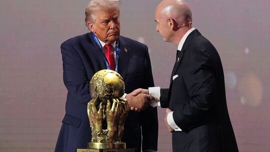 Donald Trump und Gianni Infantino Donald Trump und Gianni Infantino
