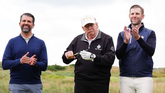 US-Präsident Trump in Schottland