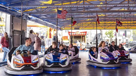 Der Autoscooter wird auch bei der diesjährigen Pfingstkirmes auf dem Marktplatz in Kastellaun für viel Spaß und Adrenalin sorgen