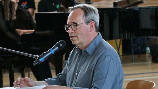 Am Mittwochabend stand im Rahmen des Kulturformates „Denkbares“ im Landesmusikgymnasium Montabaur das Thema Literatur auf der Ag