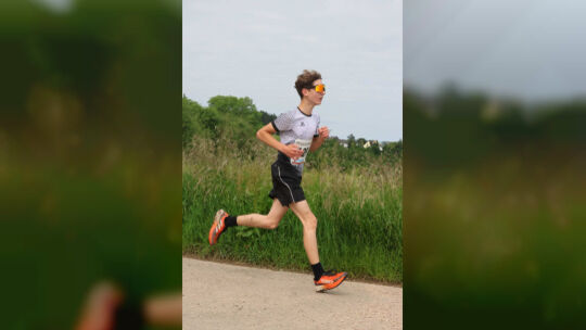 Der 14-jährige Linus Fuchs vom TSV Bullay-Alf war schnellster männlicher Teilnehmer über fünf Kilometer beim 15. Pfingstkronenla