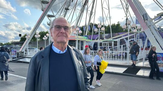 Otfried Hanstein betreibt das Riesenrad bei Rock am Ring. Doch damit ist in diesem Jahr Schluss. Auf dem Festivalgelände ist kei