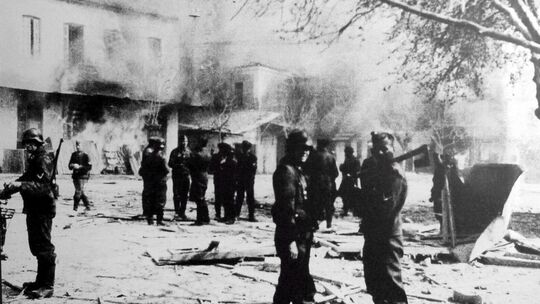 Lange in der Öffentlichkeit kaum bewusst: Auch die Waffen-SS beging Kriegsverbrechen. Das am 10. Juni 1944 von einem anonymen de
