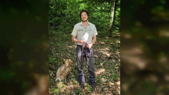 Tobias Helfenstein, Leiter des Forstreviers Kirn, steht im Finale des Deutschen Waldpreises 2026 in der Kategorie „Förster/in de
