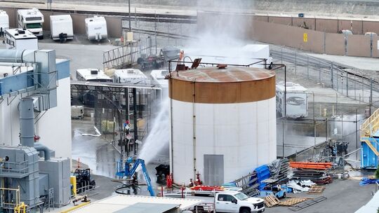 Lagertank Notfall in Kalifornien