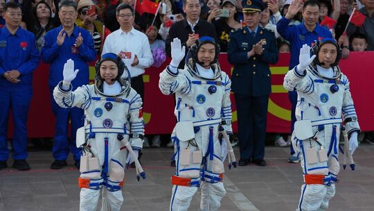 China schickt neue Besatzung zur Raumstation «Tiangong» China schickt neue Besatzung zur Raumstation «Tiangong»